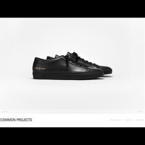 Common Projects Achilles Low (Black) Sneakers